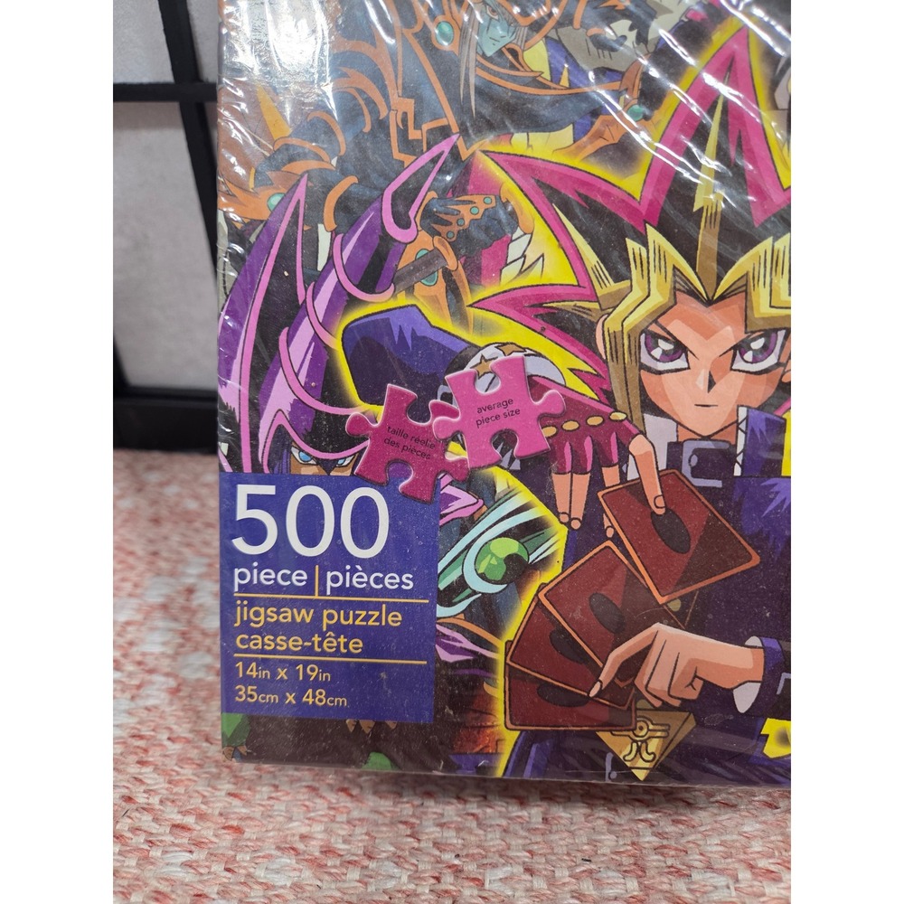 Yu-Gi-Oh! 500 Piece Jigsaw Puzzle Aquarius Yugi Dark Magician 14x19 New